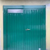 porte basculante coibentate telo doppia lamiera serrmetall nave brescia